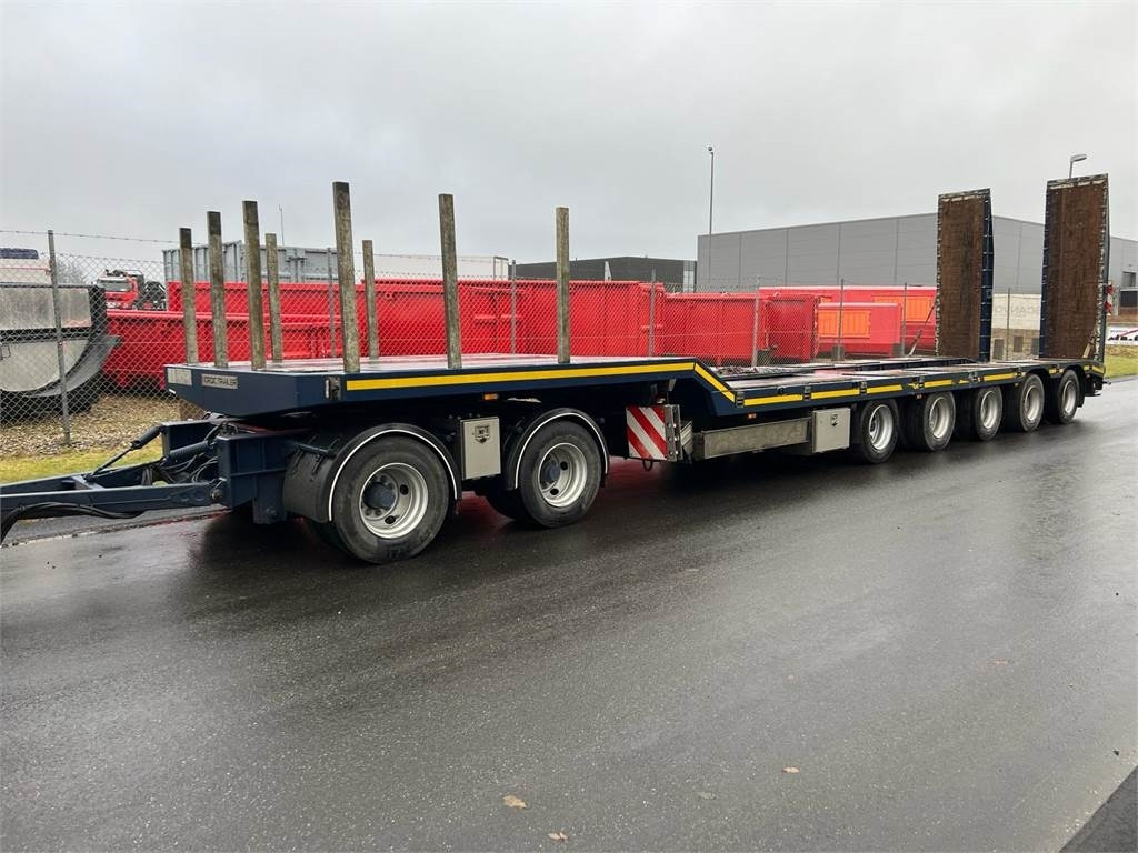 HRD 7 akslet - 84 ton blokvogn med ramper - مقطورة مسطحة منخفضة: صورة 3 HRD 7 akslet - 84 ton blokvogn med ramper - مقطورة مسطحة منخفضة: صورة 3