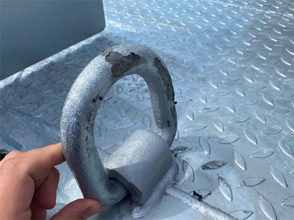 مقطورة مسطحة منخفضة Hangler 3-aks, Hydraulisk ramper, Galvaniseret.: صورة 9