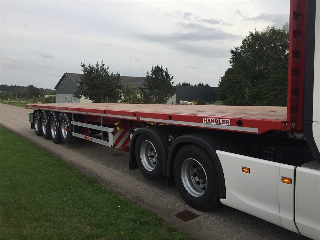 Hangler SVS 480 RH 200 4 akslet sværlast ligeud trailer - نصف مقطورة مسطحة: صورة 2 Hangler SVS 480 RH 200 4 akslet sværlast ligeud trailer - نصف مقطورة مسطحة: صورة 2