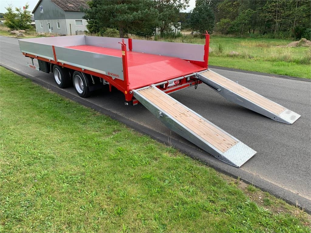 Hangler TPS-H 140 2 akslet kærre med ramper - مقطورة مسطحة منخفضة: صورة 3 Hangler TPS-H 140 2 akslet kærre med ramper - مقطورة مسطحة منخفضة: صورة 3