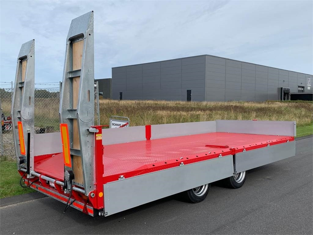 Hangler TPS-H 140 2 akslet kærre med ramper - مقطورة مسطحة منخفضة: صورة 4 Hangler TPS-H 140 2 akslet kærre med ramper - مقطورة مسطحة منخفضة: صورة 4