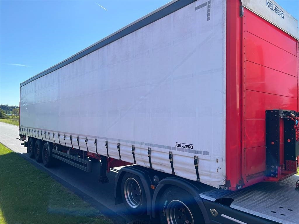 Kel-Berg D100V 13,6 mtr gardin - lodretstående lift - نصف مقطورة ستارة: صورة 3 Kel-Berg D100V 13,6 mtr gardin - lodretstående lift - نصف مقطورة ستارة: صورة 3