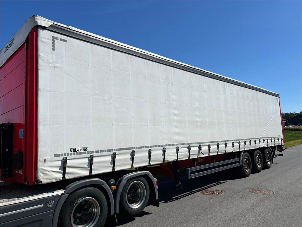 Kel-Berg D100V 13,6 mtr gardin - lodretstående lift - نصف مقطورة ستارة: صورة 2 Kel-Berg D100V 13,6 mtr gardin - lodretstående lift - نصف مقطورة ستارة: صورة 2