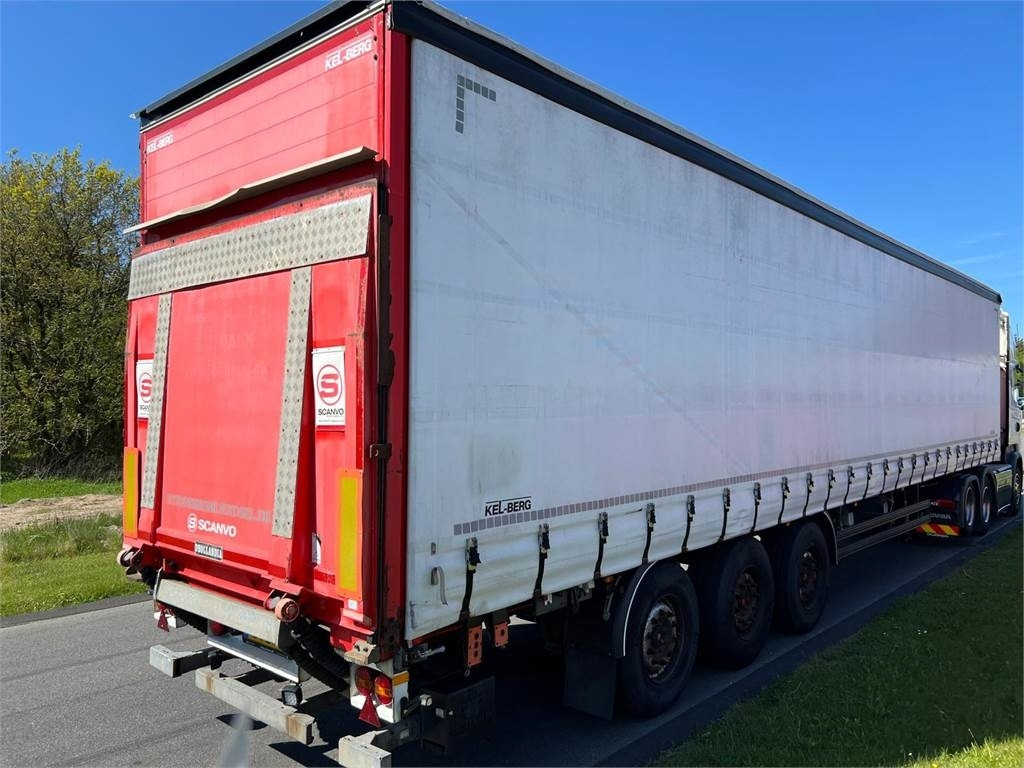 Kel-Berg D100V 13,6 mtr gardin - lodretstående lift - نصف مقطورة ستارة: صورة 1 Kel-Berg D100V 13,6 mtr gardin - lodretstående lift - نصف مقطورة ستارة: صورة 1