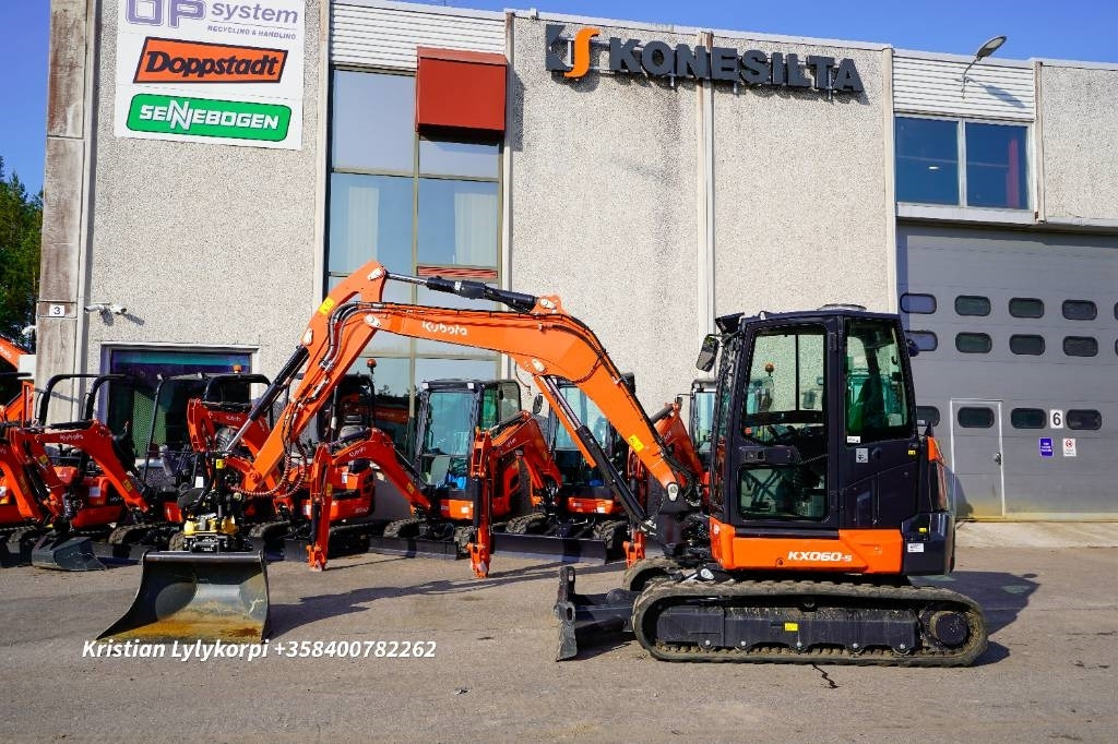 Kubota KX060-5 EX-DEMO - حفارة مُصَّغرة: صورة 1 Kubota KX060-5 EX-DEMO - حفارة مُصَّغرة: صورة 1