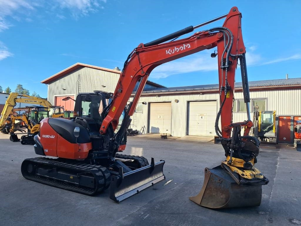 Kubota KX080-4a2 PYÖRITTÄJÄLLÄ  - حفارة مُصَّغرة: صورة 4 Kubota KX080-4a2 PYÖRITTÄJÄLLÄ  - حفارة مُصَّغرة: صورة 4