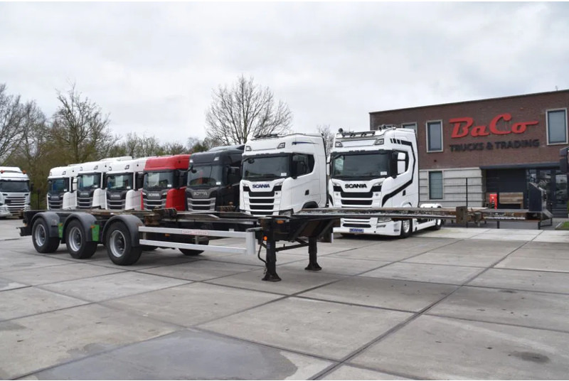 Renders ROC 16.27 CC - X STEERING - BPW AXLES - DISC BRAKES - - نصف مقطورة لنقل الحاويات: صورة 1 Renders ROC 16.27 CC - X STEERING - BPW AXLES - DISC BRAKES - - نصف مقطورة لنقل الحاويات: صورة 1