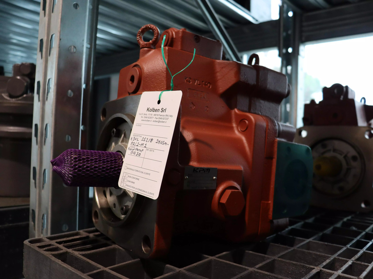 KAWASAKI K3VL112 B 1NR5M-P0 1-M1 - مضخة هيدروليكية - آلات البناء: صورة 2 KAWASAKI K3VL112 B 1NR5M-P0 1-M1 - مضخة هيدروليكية - آلات البناء: صورة 2