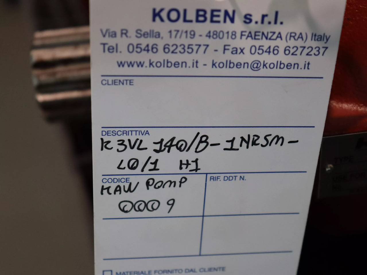 KAWASAKI K3VL140B-1NRSM-L01 H1 - مضخة هيدروليكية - آلات البناء: صورة 5 KAWASAKI K3VL140B-1NRSM-L01 H1 - مضخة هيدروليكية - آلات البناء: صورة 5