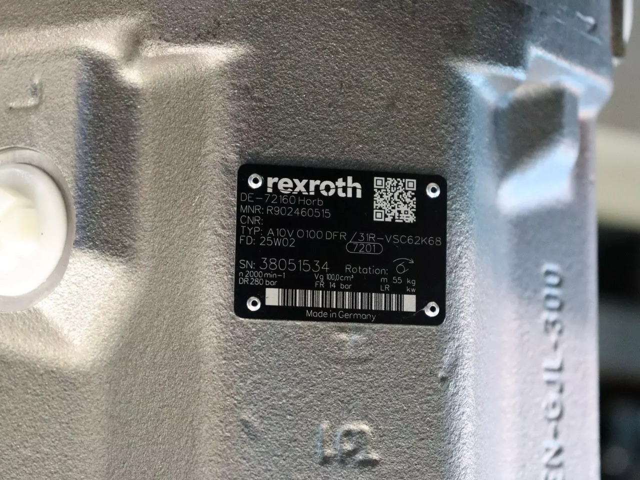 REXROTH A10VO100DFR/31R-VSC62K68 - مضخة هيدروليكية - آلات البناء: صورة 4 REXROTH A10VO100DFR/31R-VSC62K68 - مضخة هيدروليكية - آلات البناء: صورة 4