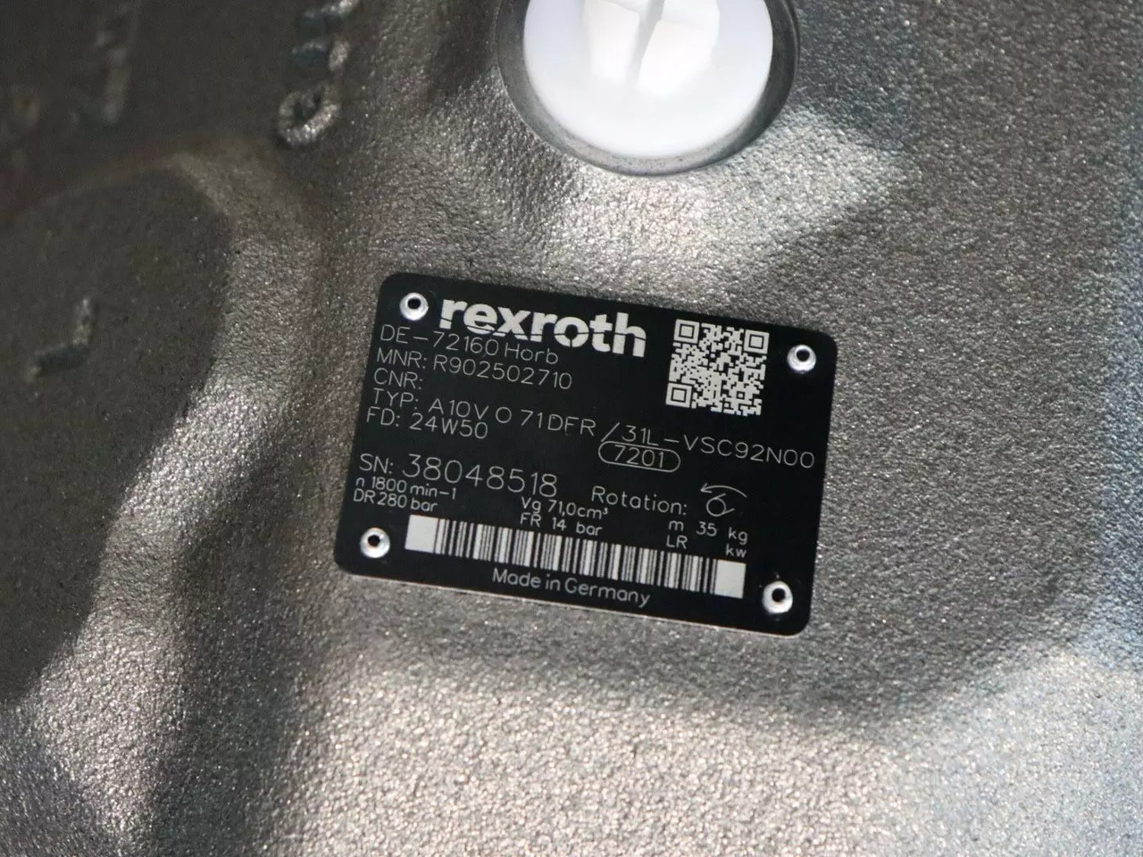 REXROTH A10VO71DFR/31L-VSC92N00 - مضخة هيدروليكية - آلات البناء: صورة 4 REXROTH A10VO71DFR/31L-VSC92N00 - مضخة هيدروليكية - آلات البناء: صورة 4
