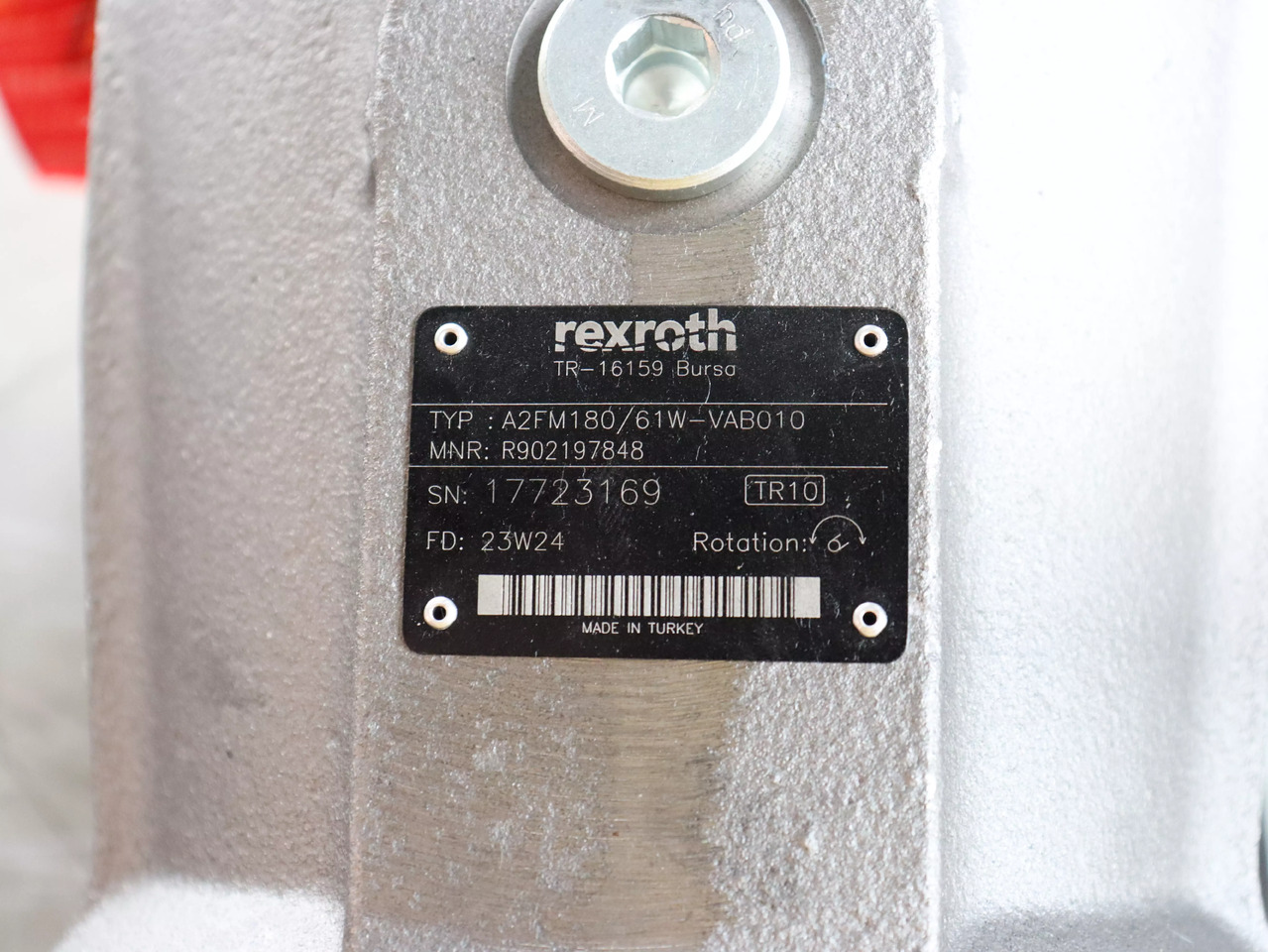 REXROTH A2FM180/61W-VAB010 - محرك هيدروليكي - آلات البناء: صورة 4 REXROTH A2FM180/61W-VAB010 - محرك هيدروليكي - آلات البناء: صورة 4
