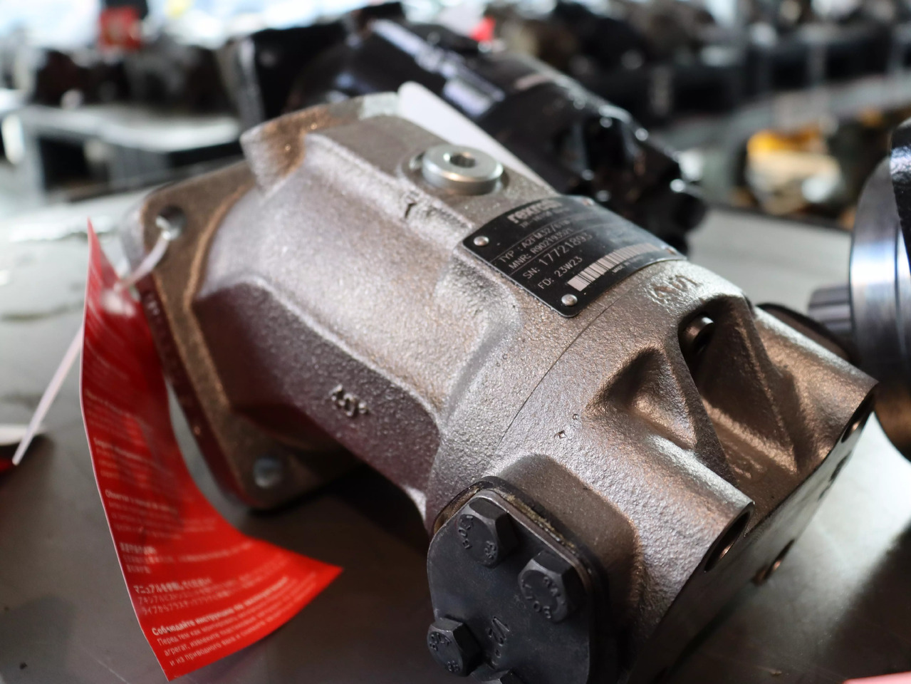 REXROTH A2FM63/61W-VAB020 - محرك هيدروليكي - آلات البناء: صورة 1 REXROTH A2FM63/61W-VAB020 - محرك هيدروليكي - آلات البناء: صورة 1