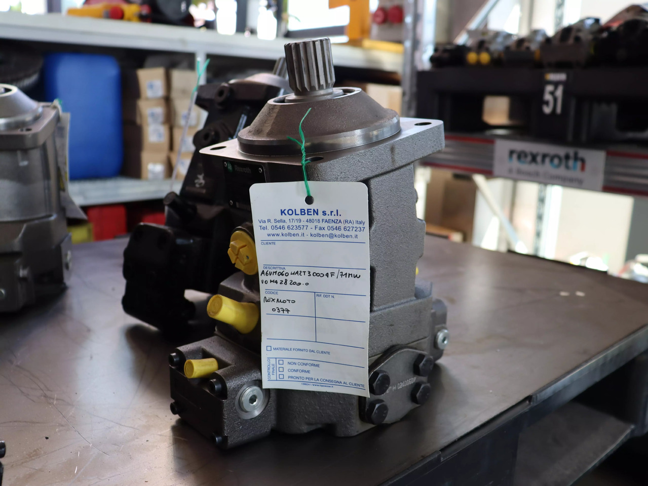 REXROTH A6VM060HA2T30004F/71MWV0M4Z8200-0 - محرك هيدروليكي - آلات البناء: صورة 2 REXROTH A6VM060HA2T30004F/71MWV0M4Z8200-0 - محرك هيدروليكي - آلات البناء: صورة 2