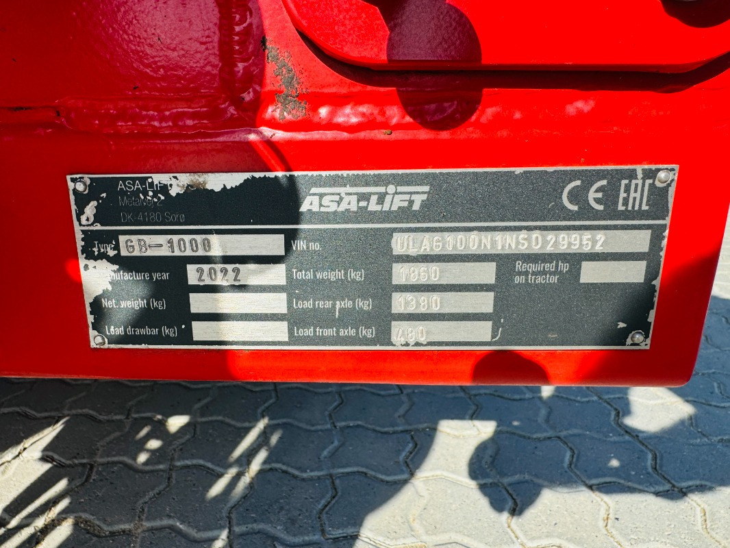 ASA-Lift GB-1000 - حصادة العنب: صورة 2 ASA-Lift GB-1000 - حصادة العنب: صورة 2
