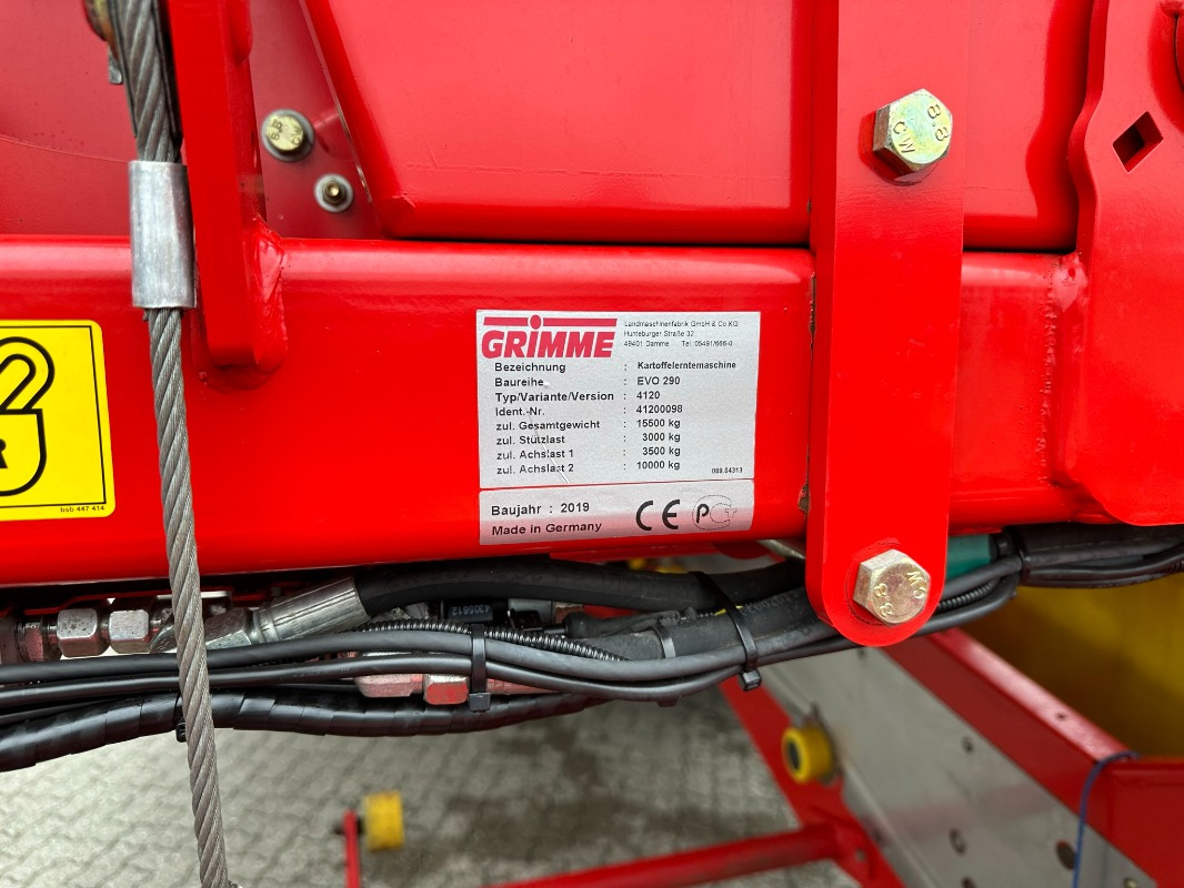 Grimme EVO 290 ClodSep - حصادة: صورة 2 Grimme EVO 290 ClodSep - حصادة: صورة 2