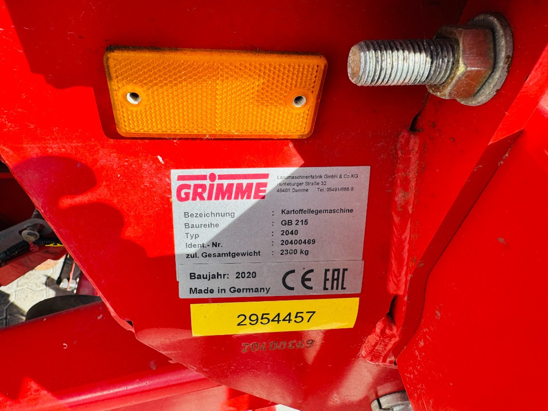 Grimme GB-215 - حصادة: صورة 2 Grimme GB-215 - حصادة: صورة 2