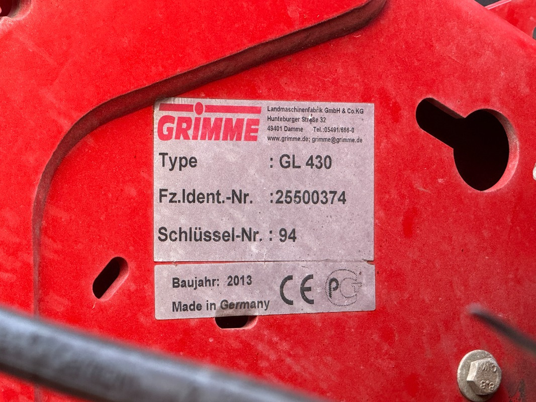 Grimme GL 430 - حصادة: صورة 2 Grimme GL 430 - حصادة: صورة 2