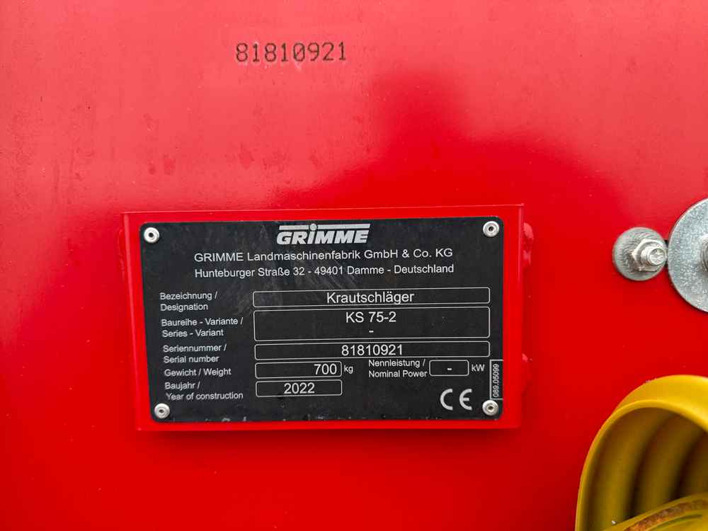 Grimme KS 75-2 - حصادة: صورة 2 Grimme KS 75-2 - حصادة: صورة 2