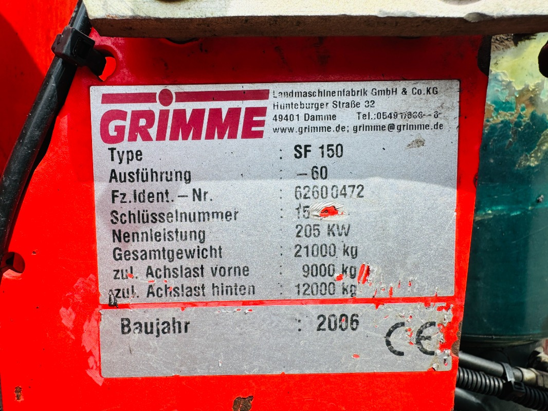 Grimme SF-150-60-UB - حصادة البطاطس: صورة 2 Grimme SF-150-60-UB - حصادة البطاطس: صورة 2
