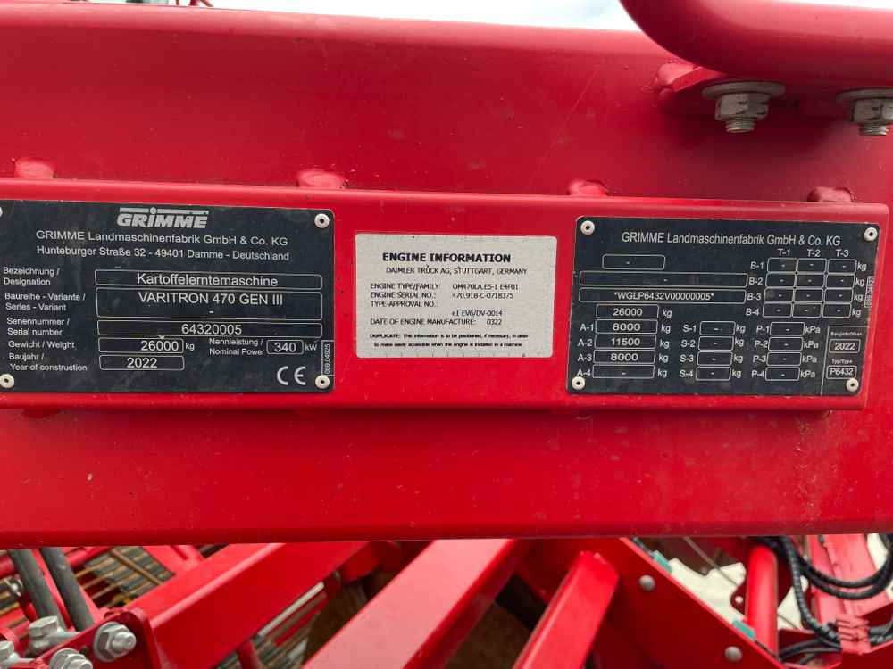 Grimme VARITRON 470 RS GEN III - حصادة: صورة 3 Grimme VARITRON 470 RS GEN III - حصادة: صورة 3