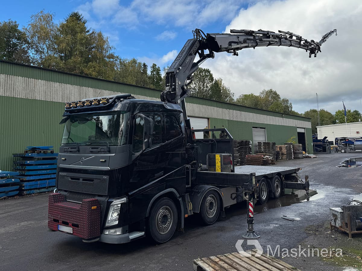 Bodbil Volvo FH 82F med Fassi F820 kran & jib - شاحنات مسطحة, شاحنة كرين: صورة 1 Bodbil Volvo FH 82F med Fassi F820 kran & jib - شاحنات مسطحة, شاحنة كرين: صورة 1