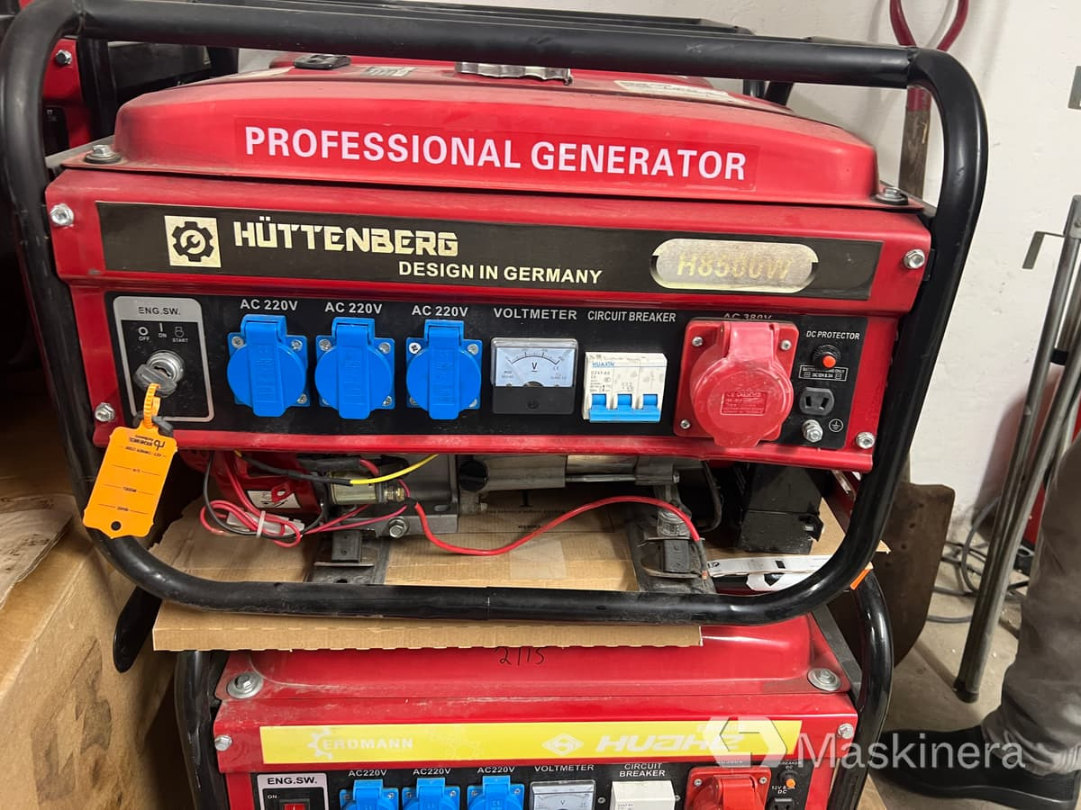 Elverk Huttenberg H8500W - مجموعة المولدات: صورة 4 Elverk Huttenberg H8500W - مجموعة المولدات: صورة 4