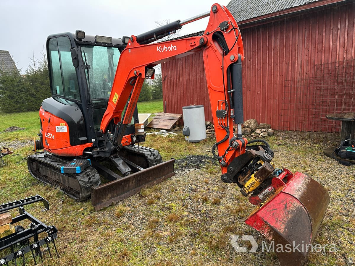 Grävmaskin Kubota U27-4 - حفار زحاف: صورة 3 Grävmaskin Kubota U27-4 - حفار زحاف: صورة 3