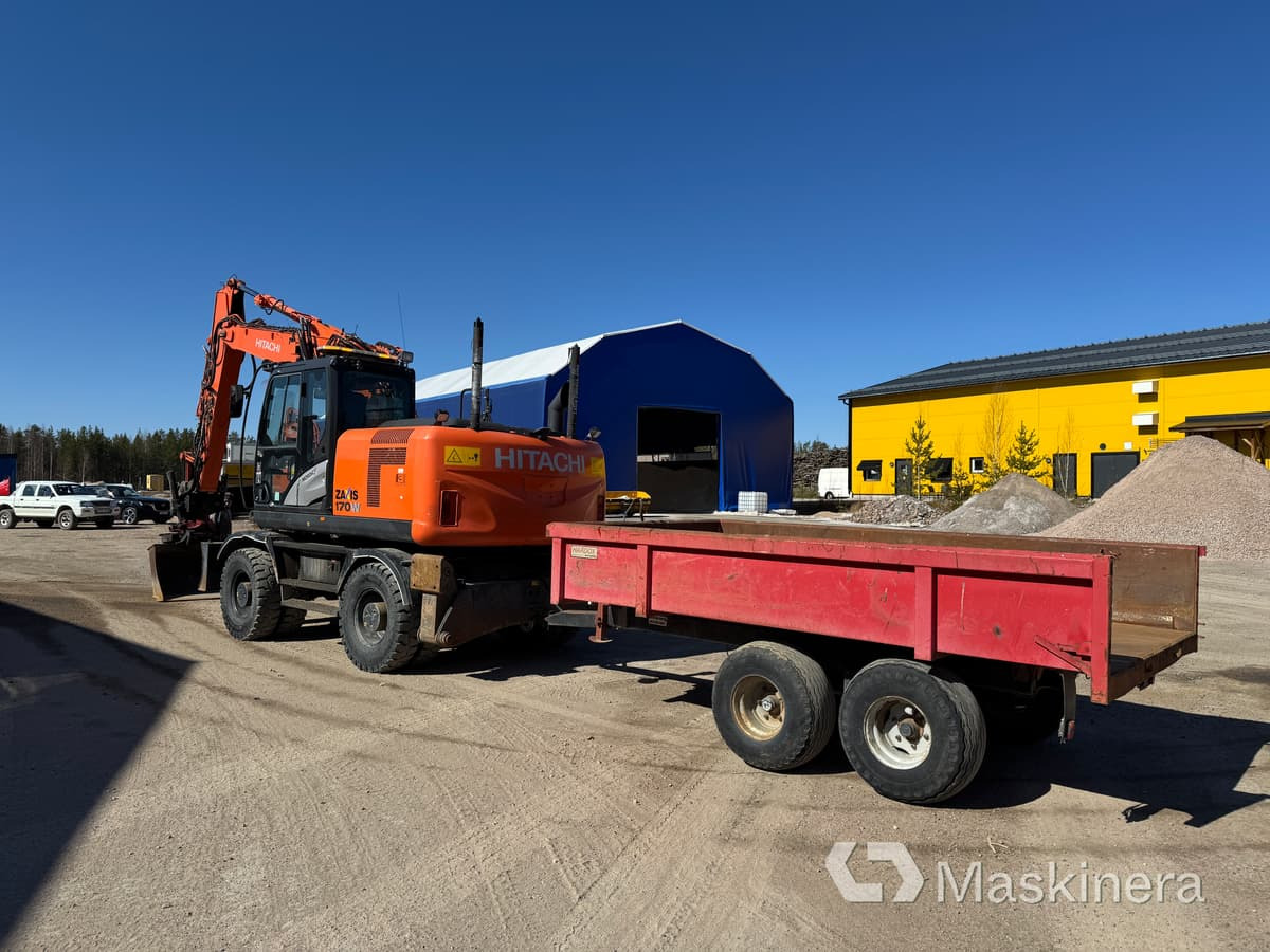 Hitachi ZX170W-5B Hjulgrävare Hitachi ZX170W med vagn - حفار زحاف: صورة 3 Hitachi ZX170W-5B Hjulgrävare Hitachi ZX170W med vagn - حفار زحاف: صورة 3