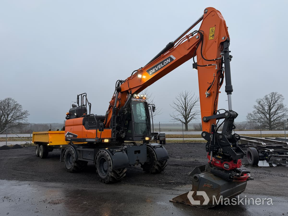 Hjulgrävare Develon DX170W-7 med tillbehör - حفار زحاف: صورة 3 Hjulgrävare Develon DX170W-7 med tillbehör - حفار زحاف: صورة 3