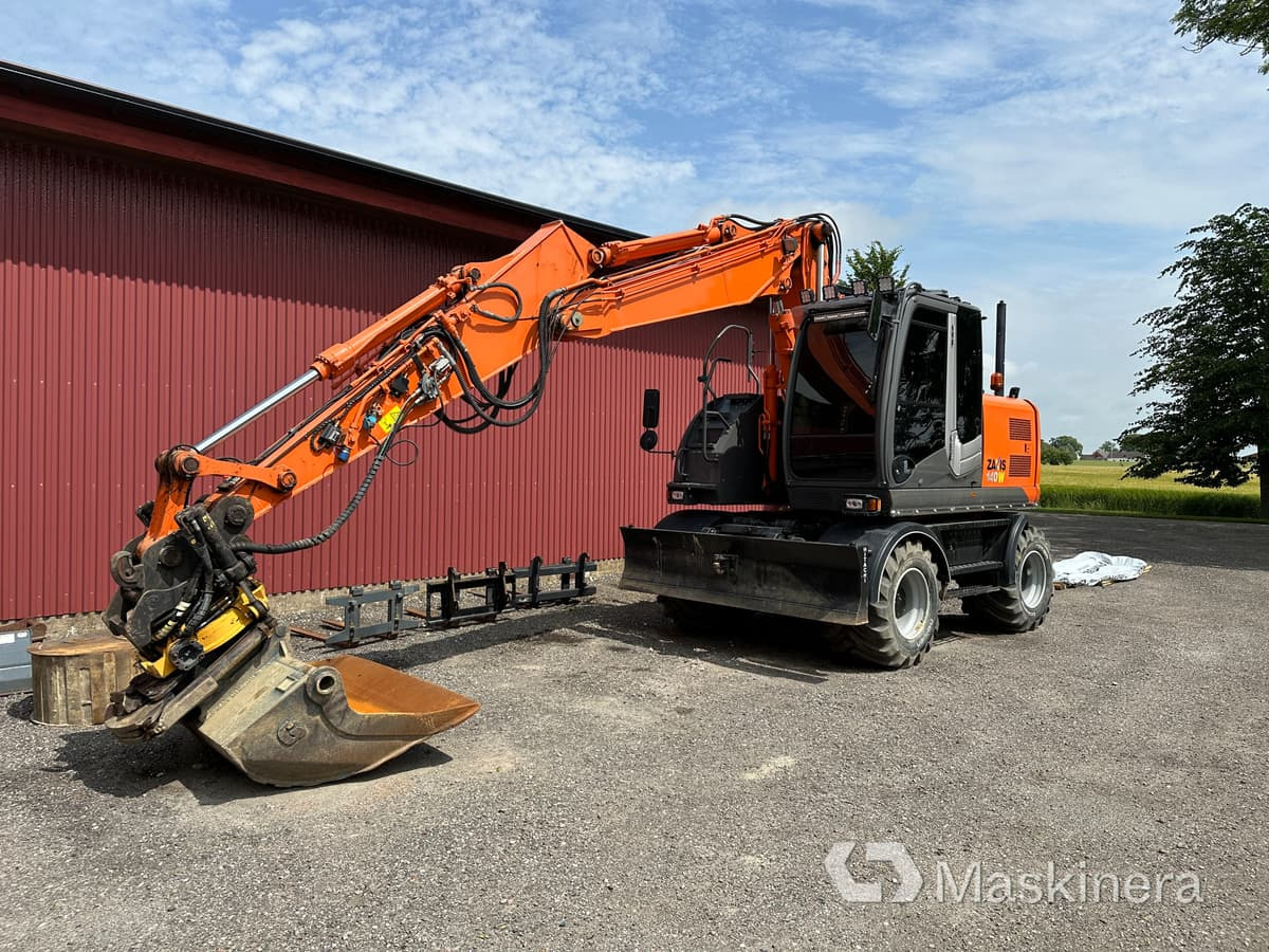 Hjulgrävare Hitachi ZX140W-3 - حفار زحاف: صورة 1 Hjulgrävare Hitachi ZX140W-3 - حفار زحاف: صورة 1