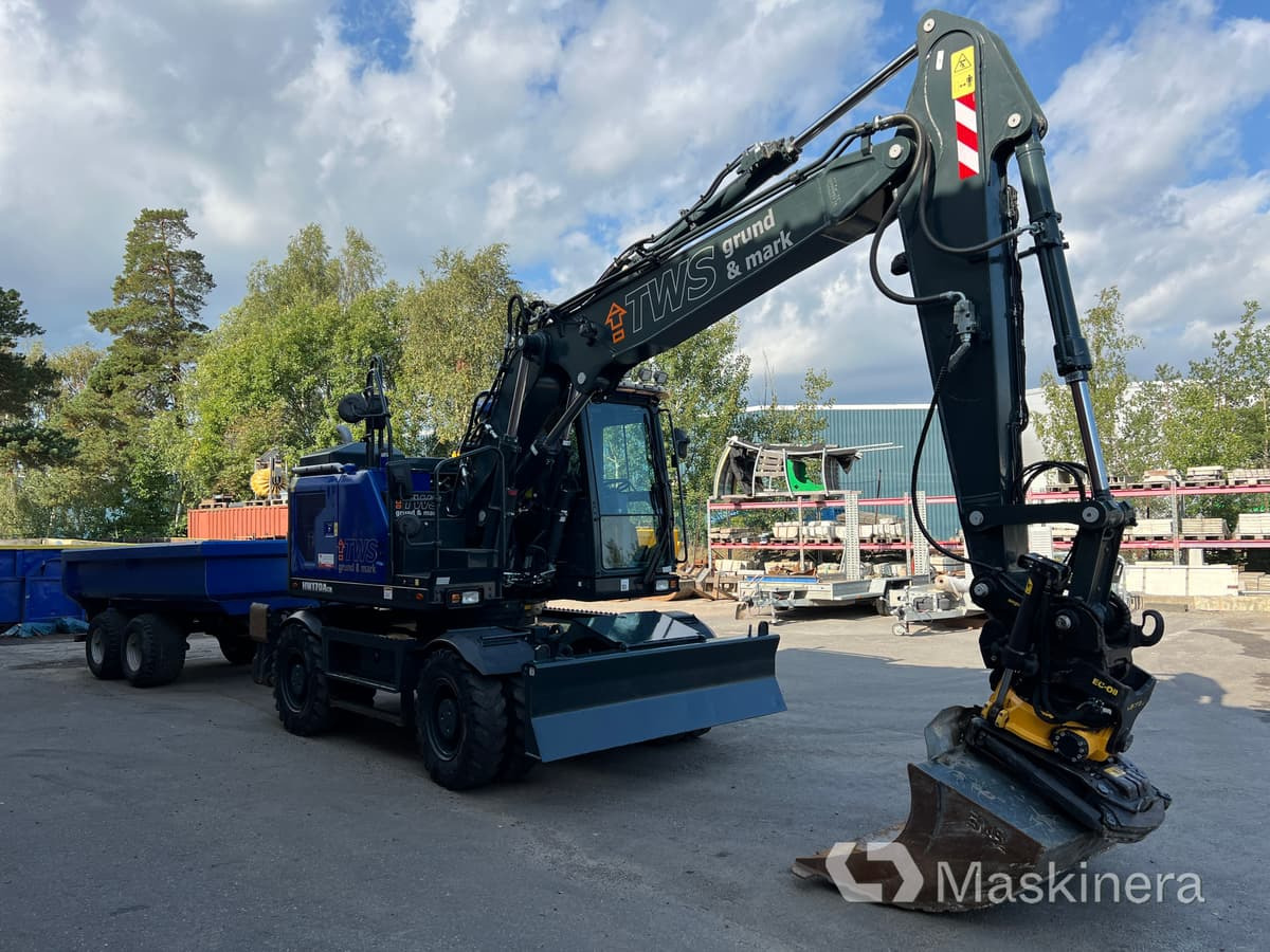 Hjulgrävare Hyundai HW170A CR med tillbehör - حفار زحاف: صورة 3 Hjulgrävare Hyundai HW170A CR med tillbehör - حفار زحاف: صورة 3