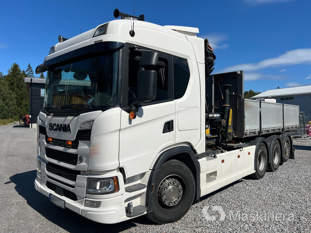 Kranväxlare Scania G450 8x4 med tillbehör - شاحنة ذات خطاف, شاحنة كرين: صورة 1 Kranväxlare Scania G450 8x4 med tillbehör - شاحنة ذات خطاف, شاحنة كرين: صورة 1