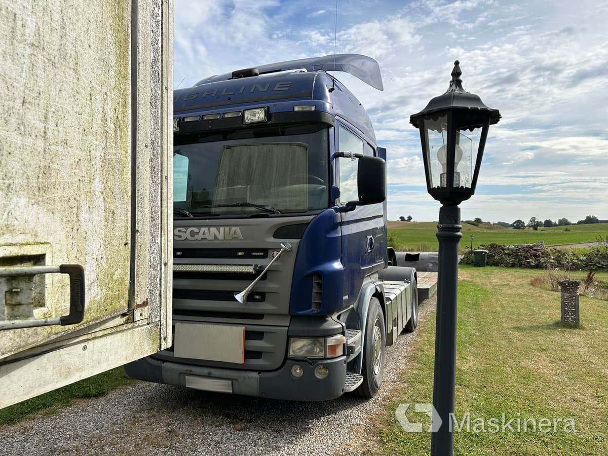 Scania R420 highline A-traktor Scania + 2 släp - وحدة جر, نصف مقطورة مسطحة: صورة 2 Scania R420 highline A-traktor Scania + 2 släp - وحدة جر, نصف مقطورة مسطحة: صورة 2