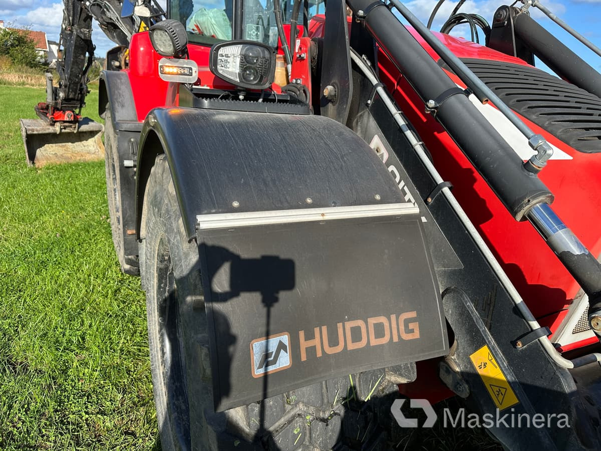 جرافة حفار Traktorgrävare Hudding 1260C med Waldung dumpervagn: صورة 26