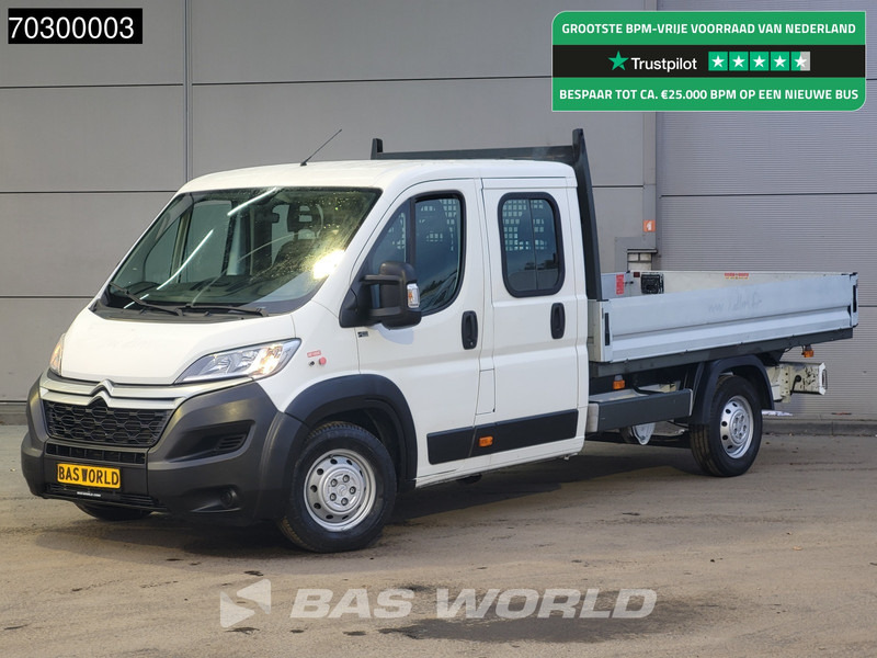 Citroën Jumper 130PK Open Laadbak Dubbel Cabine Euro6 Tipper Benne Kieper - شاحنة مفتوحة: صورة 1 Citroën Jumper 130PK Open Laadbak Dubbel Cabine Euro6 Tipper Benne Kieper - شاحنة مفتوحة: صورة 1