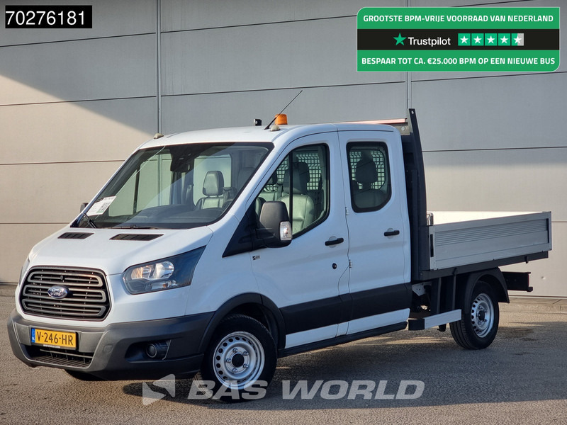 Ford Transit 105pk Open Laadbak Dubbel Cabine Trekhaak Navi Airco Pritsche Pickup Open Box Airco Dubbel cabine Trekhaak - شاحنة مفتوحة: صورة 1 Ford Transit 105pk Open Laadbak Dubbel Cabine Trekhaak Navi Airco Pritsche Pickup Open Box Airco Dubbel cabine Trekhaak - شاحنة مفتوحة: صورة 1