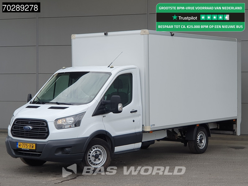 Ford Transit 130pk Laadklep Zijdeur Bakwagen 360camera Airco Euro6 Meubelbak Koffer 19m3 Airco - شاحنة مغلقة الصندوق: صورة 1 Ford Transit 130pk Laadklep Zijdeur Bakwagen 360camera Airco Euro6 Meubelbak Koffer 19m3 Airco - شاحنة مغلقة الصندوق: صورة 1