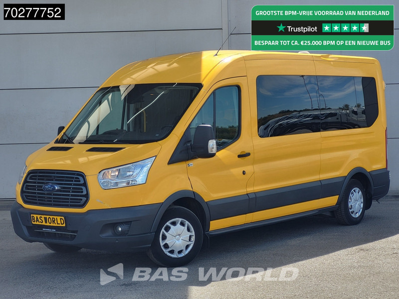 Ford Transit 130pk Personenvervoer Incl.BPM/Ex.BTW Luchtvering Taxi L3H2 Ramp Airco Cruise Parkeersensoren Euro6 Kombi Tourer 11m3 Airco Crui - حافلة صغيرة, ميكروباص: صورة 1 Ford Transit 130pk Personenvervoer Incl.BPM/Ex.BTW Luchtvering Taxi L3H2 Ramp Airco Cruise Parkeersensoren Euro6 Kombi Tourer 11m3 Airco Crui - حافلة صغيرة, ميكروباص: صورة 1