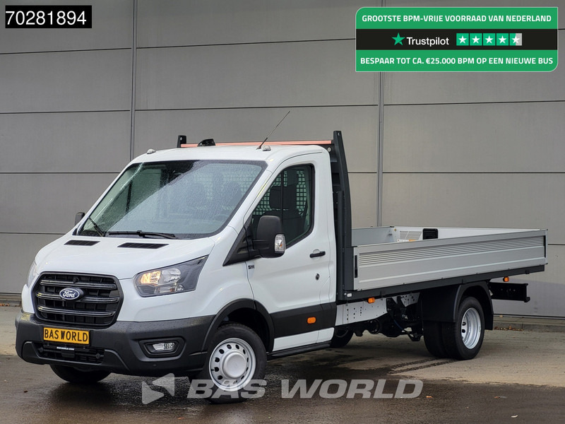 Ford Transit 165pk Open Laadbak 3,5t Trekhaak Dubbellucht Airco Cruise Camera Parkeersensoren Euro6 Pritsche Pickup Airco Trekhaak Cruise con - شاحنة مفتوحة: صورة 1 Ford Transit 165pk Open Laadbak 3,5t Trekhaak Dubbellucht Airco Cruise Camera Parkeersensoren Euro6 Pritsche Pickup Airco Trekhaak Cruise con - شاحنة مفتوحة: صورة 1