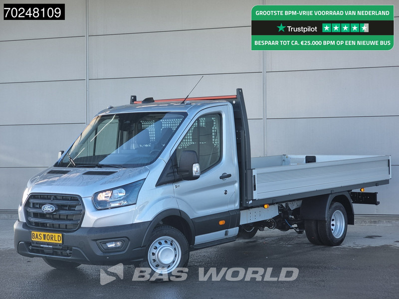 Ford Transit 165pk Open laadbak Dubbellucht Pritsche Trekhaak Airco Cruise Camera 3m3 Airco Trekhaak Cruise control - شاحنة مفتوحة: صورة 1 Ford Transit 165pk Open laadbak Dubbellucht Pritsche Trekhaak Airco Cruise Camera 3m3 Airco Trekhaak Cruise control - شاحنة مفتوحة: صورة 1