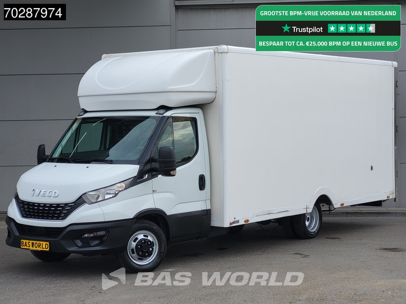 Iveco Daily 35C14 Automaat Luchtvering 530cm lang! Verkoopwagen Bakwagen Airco Cruise Camera Euro6 Meubelbak Plancher Foodtruck Paardenwagen - شاحنة مغلقة الصندوق: صورة 1 Iveco Daily 35C14 Automaat Luchtvering 530cm lang! Verkoopwagen Bakwagen Airco Cruise Camera Euro6 Meubelbak Plancher Foodtruck Paardenwagen - شاحنة مغلقة الصندوق: صورة 1