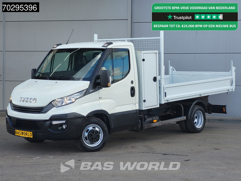 Iveco Daily 35C14 Kipper met Kist 3.5t trekhaak Euro6 Airco Cruise Tipper Benne 2m3 Airco Trekhaak Cruise control - قلاب صغير: صورة 1 Iveco Daily 35C14 Kipper met Kist 3.5t trekhaak Euro6 Airco Cruise Tipper Benne 2m3 Airco Trekhaak Cruise control - قلاب صغير: صورة 1