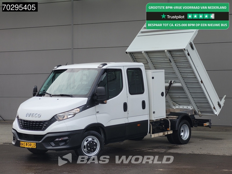 Iveco Daily 35C14 Kipper met Kist Dubbel Cabine Dubbellucht 3,5t Trekhaak Airco Cruise Euro6 Kieper Tipper Benne Airco Trekhaak Cruise contr - قلاب صغير: صورة 1 Iveco Daily 35C14 Kipper met Kist Dubbel Cabine Dubbellucht 3,5t Trekhaak Airco Cruise Euro6 Kieper Tipper Benne Airco Trekhaak Cruise contr - قلاب صغير: صورة 1