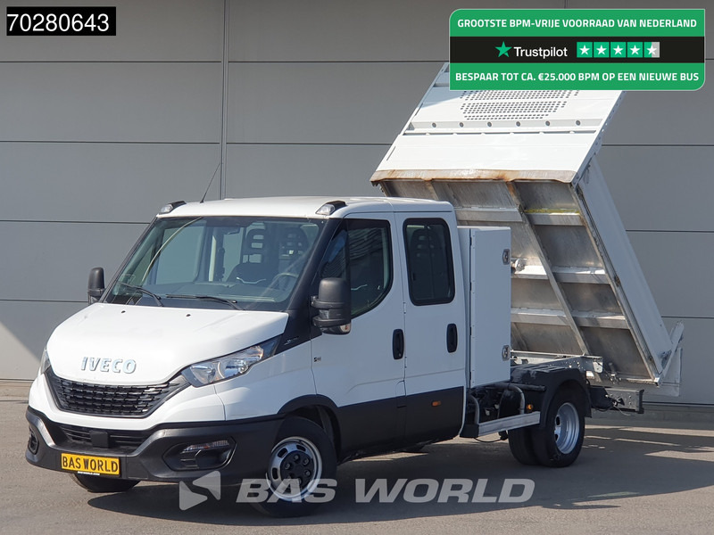 Iveco Daily 35C14 Kipper met Kist Dubbel Cabine Dubbellucht 3,5t Trekhaak Airco Cruise Euro6 Tipper Benne Kieper 2m3 Airco Trekhaak Cruise c - قلاب صغير: صورة 1 Iveco Daily 35C14 Kipper met Kist Dubbel Cabine Dubbellucht 3,5t Trekhaak Airco Cruise Euro6 Tipper Benne Kieper 2m3 Airco Trekhaak Cruise c - قلاب صغير: صورة 1