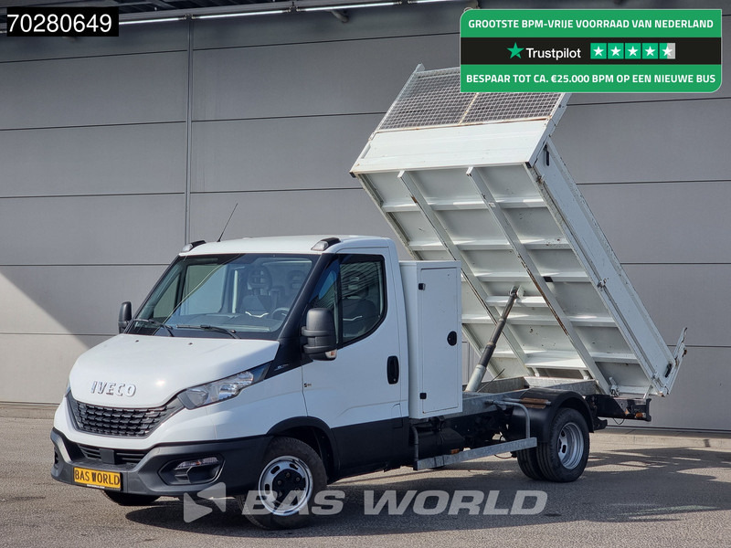 Iveco Daily 35C14 Kipper met Kist Dubbellucht 3,5t Trekhaak Airco Cruise Euro6 Kieper Tipper Benne Airco Trekhaak Cruise control - قلاب صغير: صورة 1 Iveco Daily 35C14 Kipper met Kist Dubbellucht 3,5t Trekhaak Airco Cruise Euro6 Kieper Tipper Benne Airco Trekhaak Cruise control - قلاب صغير: صورة 1