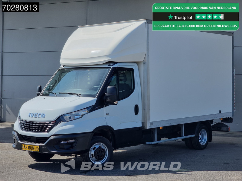 Iveco Daily 35C14 Laadklep Dubbellucht Bakwagen Airco Cruise Euro6 Koffer Meubelbak 22m3 Airco Cruise control - شاحنة مغلقة الصندوق: صورة 1 Iveco Daily 35C14 Laadklep Dubbellucht Bakwagen Airco Cruise Euro6 Koffer Meubelbak 22m3 Airco Cruise control - شاحنة مغلقة الصندوق: صورة 1