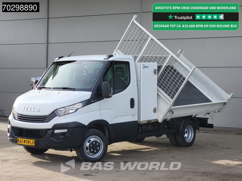 Iveco Daily 35C15 3.0L Kipper met Kist Dubbellucht 3,5t Trekhaak 150PK Airco Euro6 Tipper Benne Kieper Airco Trekhaak Cruise control - قلاب صغير: صورة 1 Iveco Daily 35C15 3.0L Kipper met Kist Dubbellucht 3,5t Trekhaak 150PK Airco Euro6 Tipper Benne Kieper Airco Trekhaak Cruise control - قلاب صغير: صورة 1
