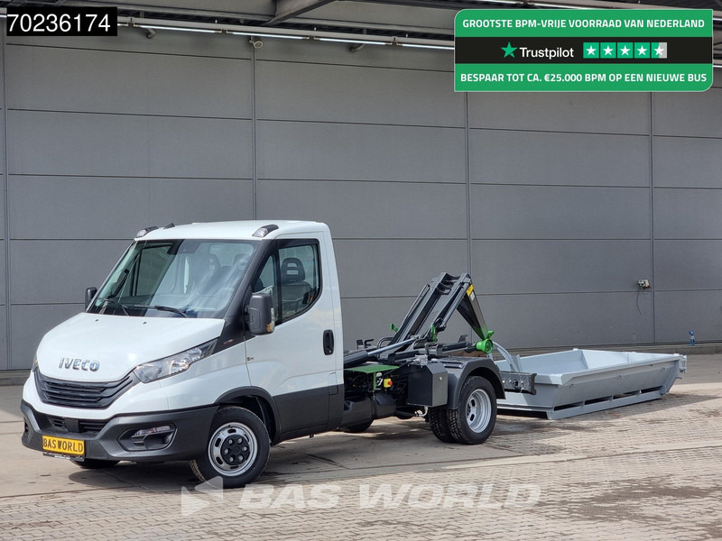 Iveco Daily 35C16 3.0L 160PK Haakarm Airco Cruise Euro6 Kipper Hooklift Abrollkipper 2m3 Airco Cruise control - قلاب صغير: صورة 1 Iveco Daily 35C16 3.0L 160PK Haakarm Airco Cruise Euro6 Kipper Hooklift Abrollkipper 2m3 Airco Cruise control - قلاب صغير: صورة 1