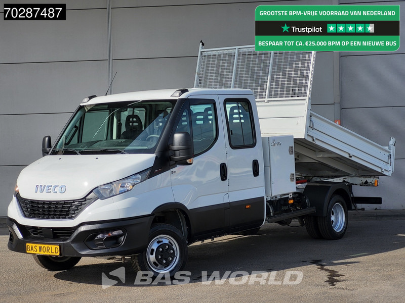 Iveco Daily 35C16 3.0L Kipper met Kist Dubbel Cabine 3,5t Trekhaak Navi Airco Cruise Camera Euro6 Kieper Tipper Benne 2m3 Airco Cruise contr - قلاب صغير: صورة 1 Iveco Daily 35C16 3.0L Kipper met Kist Dubbel Cabine 3,5t Trekhaak Navi Airco Cruise Camera Euro6 Kieper Tipper Benne 2m3 Airco Cruise contr - قلاب صغير: صورة 1